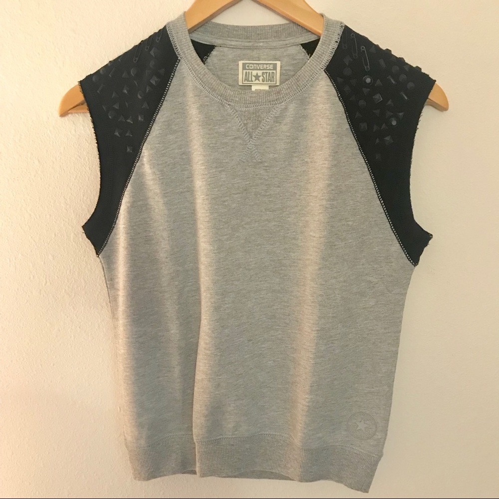 NEW Converse Sleeveless Shirt Sweater Vest